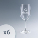 Verre à vin personnalisé avec gravure