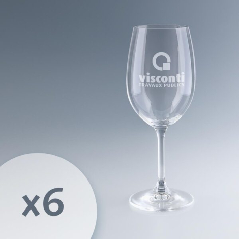 Verre à vin personnalisé avec gravure