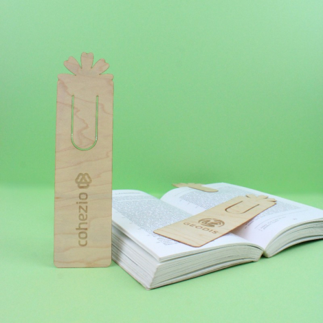 Marque-page personnalisable en bois fabriqué en France