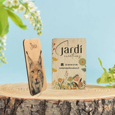 Magnet personnalisable en bois