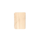 Magnet rectangulaire en bois clair avec angles arrondis, sans personnalisation visible.