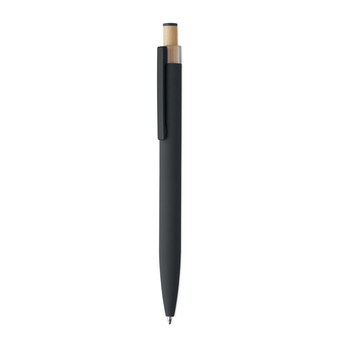Stylo personnalisé alu recyclé Bergamo++ Noir