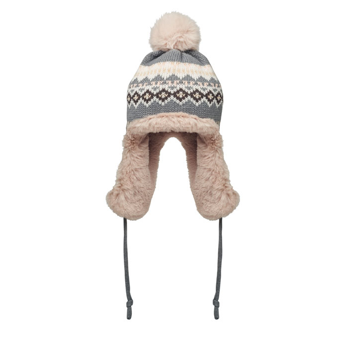Bonnet à personnaliser avec caches-oreilles Yulong Noir