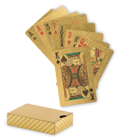 Cartes à jouer publicitaires étanches AS