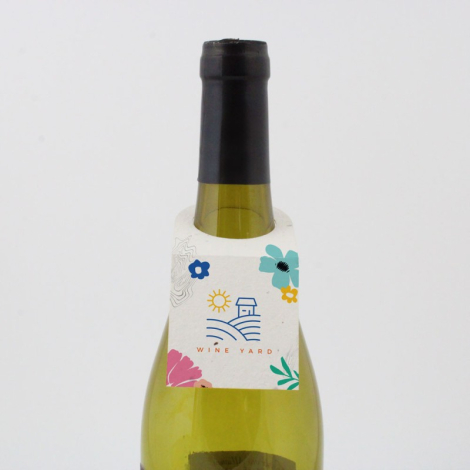 Collerette personnalisable en papier graine