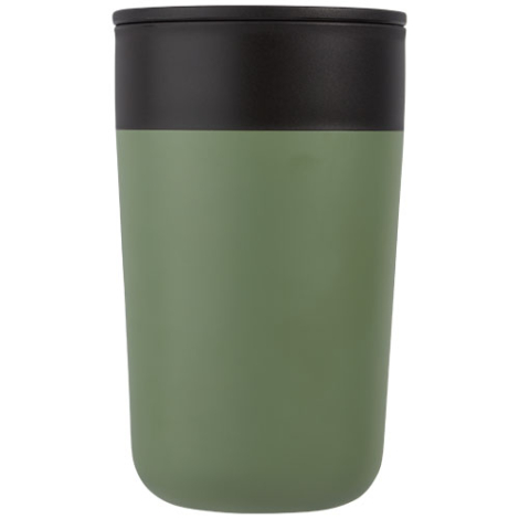 Tasse publicitaire de 400 ml recyclée à double paroi Nordia 
