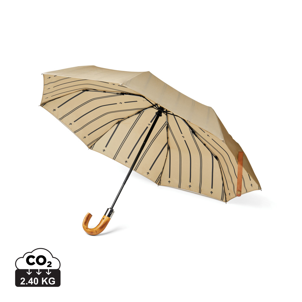 Parapluie publicitaire 21" automatique rPET 190T VINGA Beige