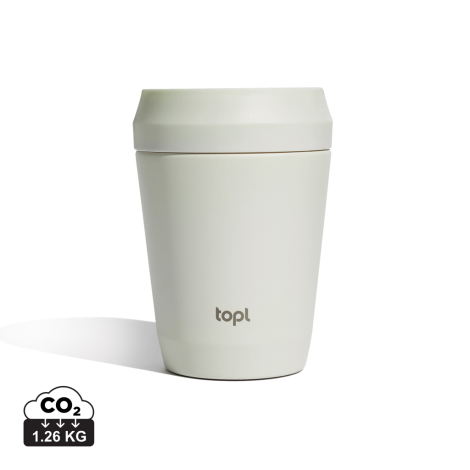 Mug recyclé 235ml avec couvercle 360° personnalisable Topl