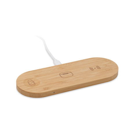 Chargeur sans fil 3 en 1 15W personnalisé Recpad