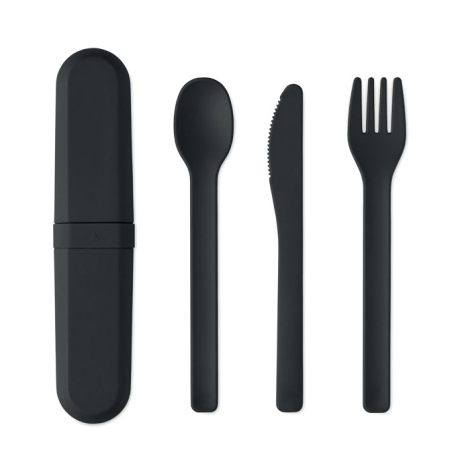 Set de couverts et étui en PLA personnalisé Biteful