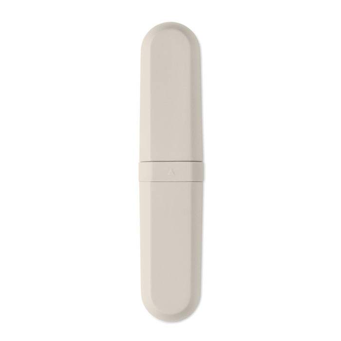 Set de couverts et étui en PLA personnalisé Biteful Beige
