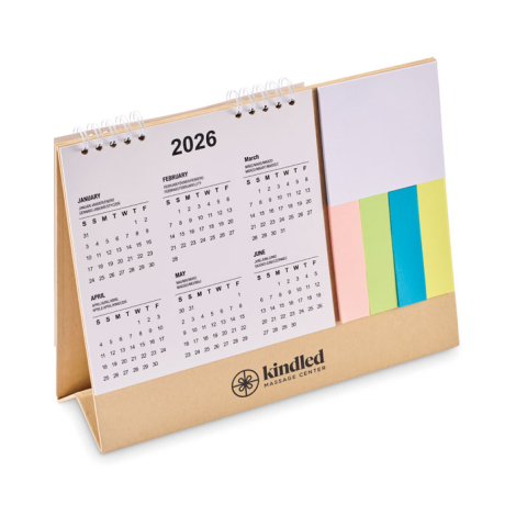 Calendrier de bureau avec mémo personnalisable Calendoo
