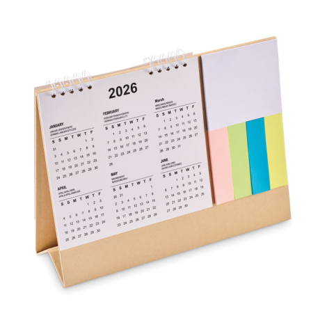 Calendrier de bureau avec mémo personnalisable Calendoo