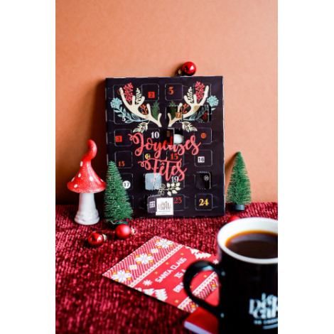 Calendrier de l’Avent personnalisable billes chocolat