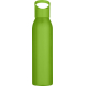 Bouteille verte 650 ml avec bouchon assorti à anse intégrée.