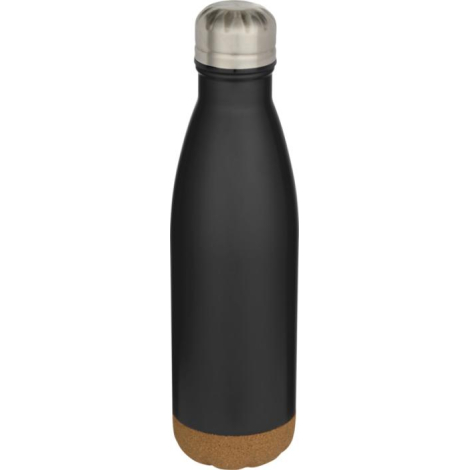 Bouteille promotionnelle 500 ml inox et liège Cove