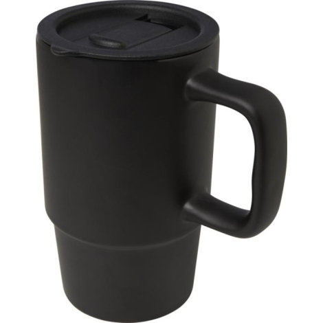 Mug personnalisé 450 ml céramique avec couvercle Carter