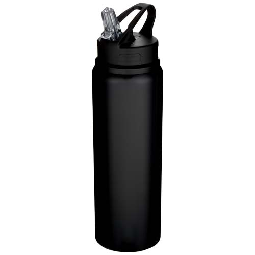 Bouteille d’eau publicitaire 800 ml inox recyclé Fitz Noir