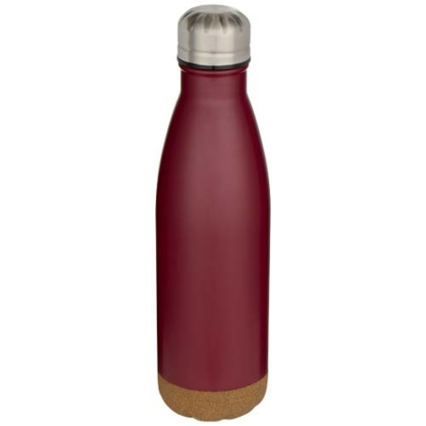 Bouteille promotionnelle 500 ml inox et liège Cove