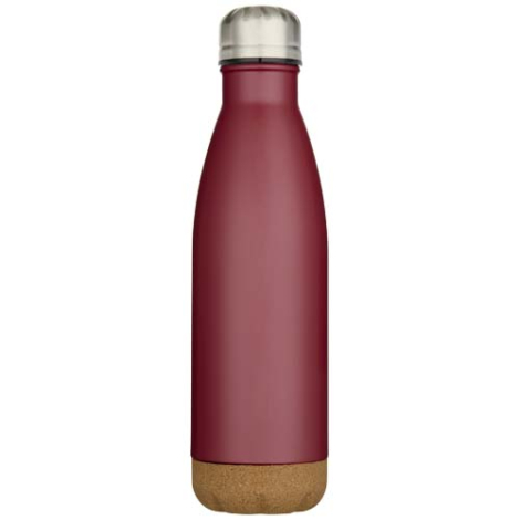 Bouteille promotionnelle 500 ml inox et liège Cove