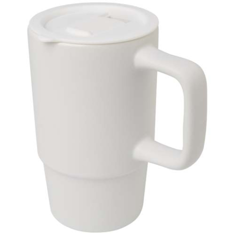 Mug personnalisé 450 ml céramique avec couvercle Carter