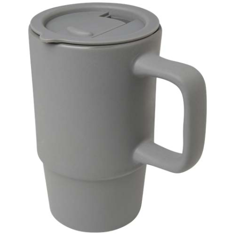 Mug personnalisé 450 ml céramique avec couvercle Carter