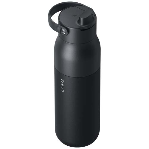 Bouteille isotherme publicitaire 1 L LARQ Swig Top Noir