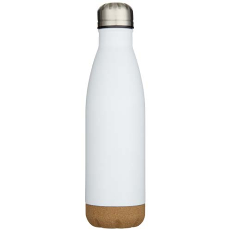 Bouteille promotionnelle 500 ml inox et liège Cove