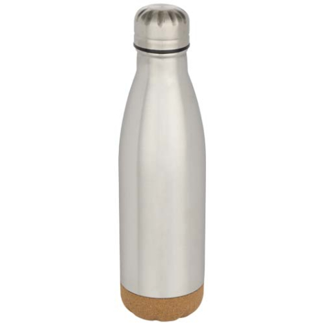 Bouteille promotionnelle 500 ml inox et liège Cove