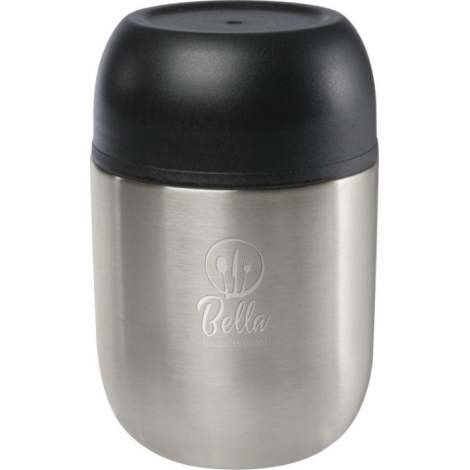 Boîte-repas publicitaire en acier inoxydable recyclé Supo 480 ml