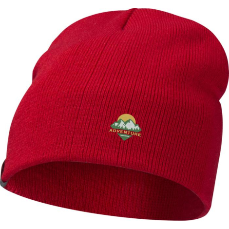 Bonnet publicitaire en maille acrylique Izu
