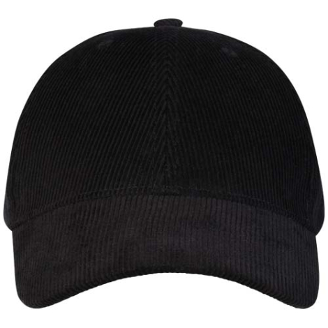 Casquette 6 panneaux en velours côtelé personnalisée Hutton