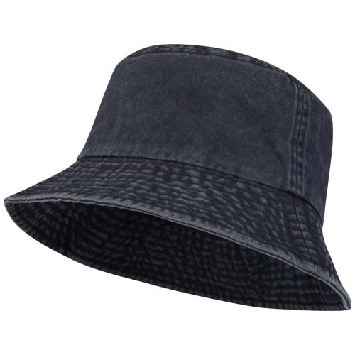Chapeau de soleil en coton lavé à personnaliser Mitica Marine