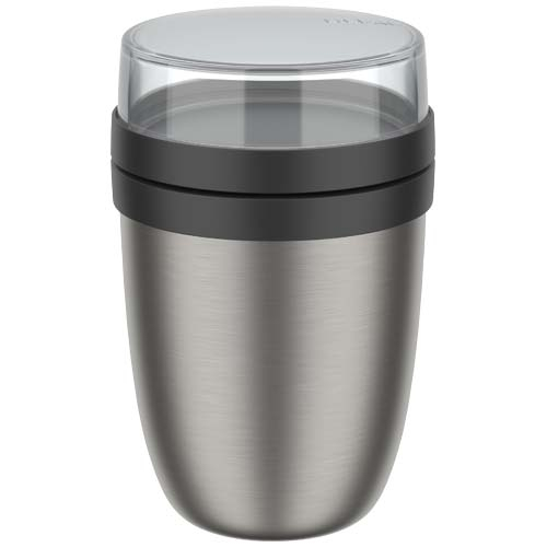 Lunch box isotherme publicitaire 500+200 ml Mepal Ellips Noir