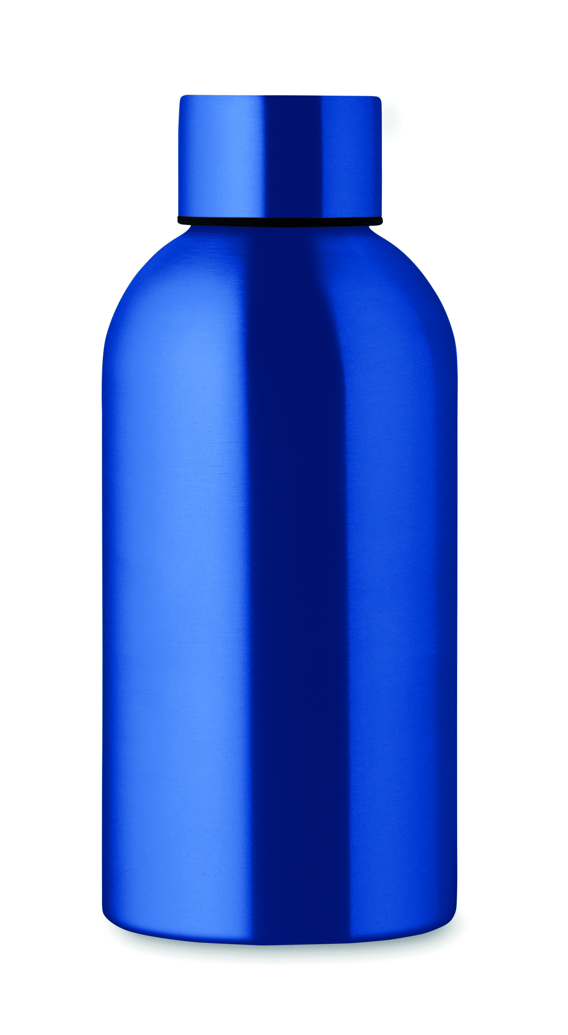 Bouteille simple paroi 500ml acier recyclé ATHENA MID Bleu