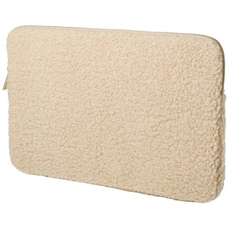 Housse ordinateur 13" 2 L promotionnelle sherpa recyclée Bear