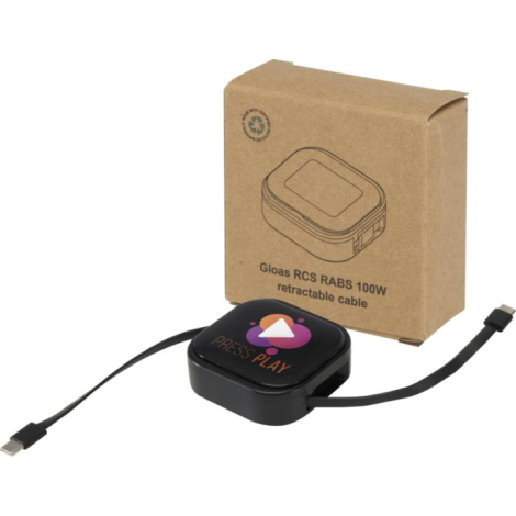 Câble rétractable 5 en 1 à personnaliser Gloas