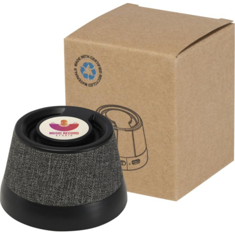 Enceinte sans fil personnalisée 3 W recyclée Horna