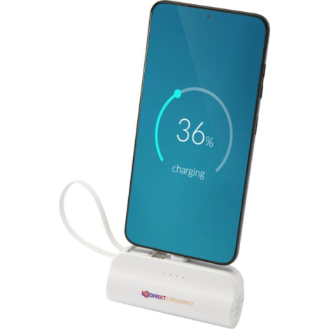 Batterie de secours publicitaire 5 000 mAh recyclée Alnair
