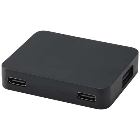 Hub USB 4 ports publicitaire recyclé Gaia