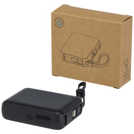 Batterie externe promotionnelle 10 000 mAh recyclée Acrux