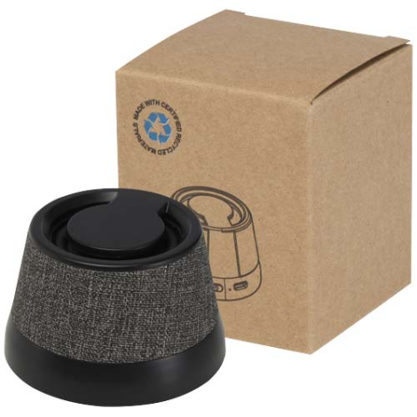 Enceinte sans fil personnalisée 3 W recyclée Horna