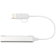 Hub USB 4 ports personnalisé en aluminium recyclé Alkaid