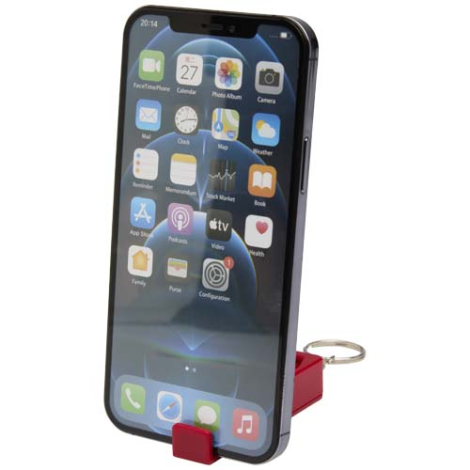 Support de téléphone publicitaire avec fidget recyclé Aggia