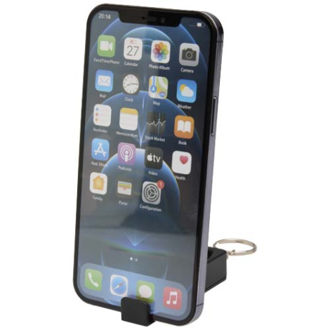 Support de téléphone publicitaire avec fidget recyclé Aggia