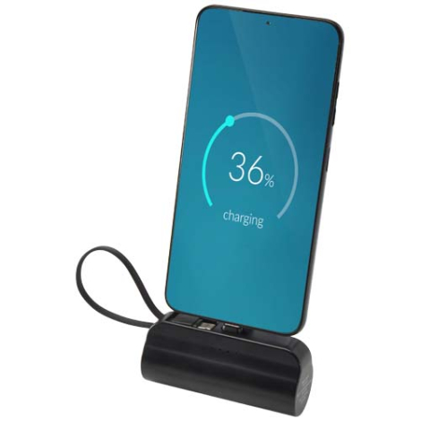 Batterie de secours publicitaire 5 000 mAh recyclée Alnair