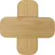 Dessous de plat en bambou vu de dessus, surface lisse sans personnalisation visible.