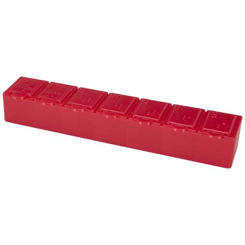 Pilulier semainier personnalisé Dose Rouge