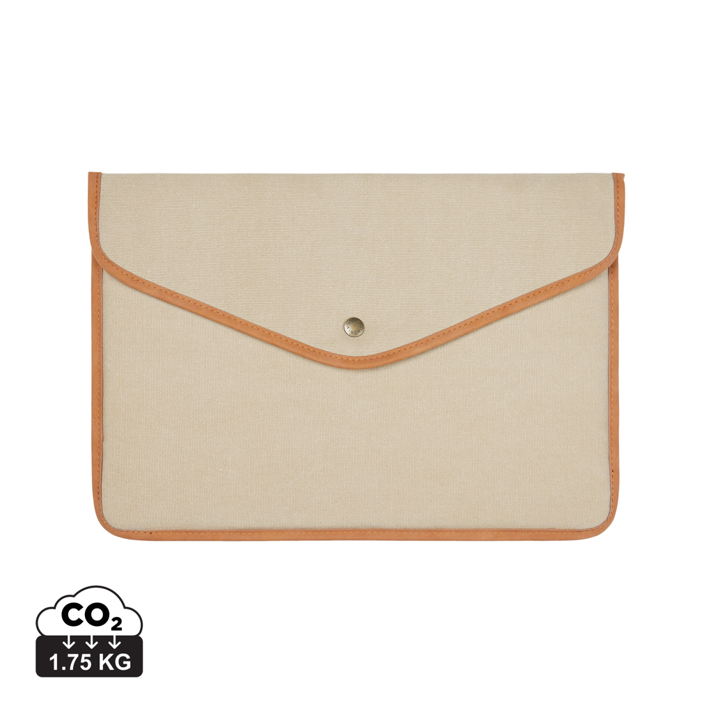 Housse publicitaire toile recyclée écran 14" Bosler VINGA Beige