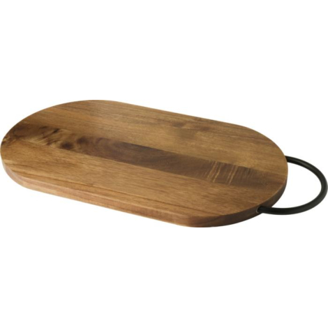 Planche à découper publicitaire en acacia Julienne Planche à découper publicitaire en acacia Julienne